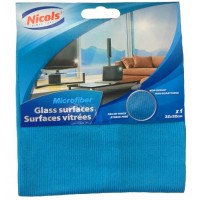 Салфетка Nicols Window Микрофибра для окон и зеркал, 1 шт (32 х 32 см)